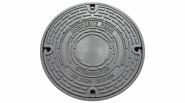 24" Composite Manhole Cover & Frame