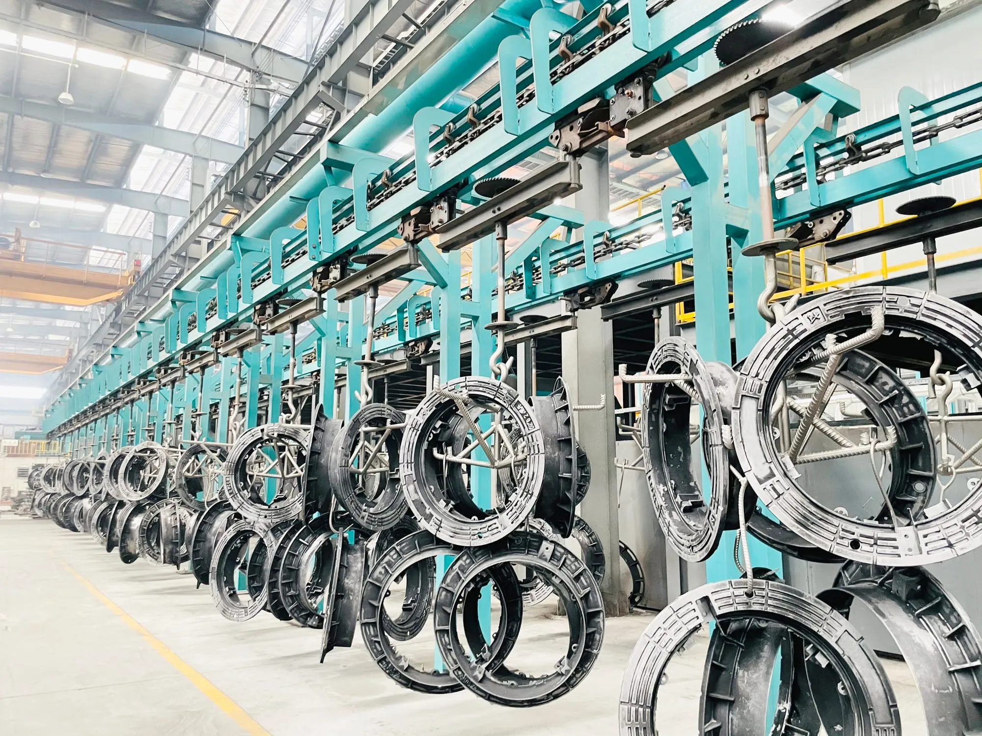 LZB shot-blasting production line